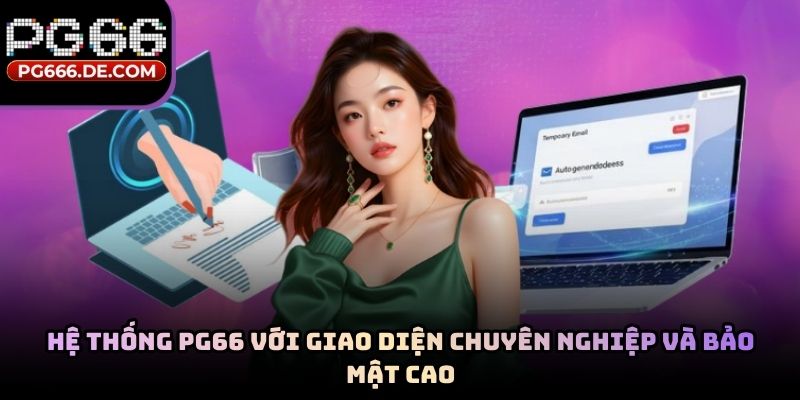 Hệ thống PG66 với giao diện chuyên nghiệp và bảo mật cao